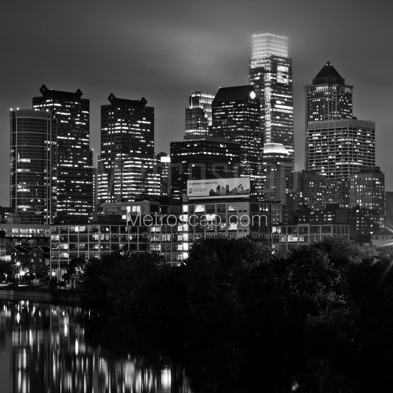 Philadelphia Black & White Landscape Photography