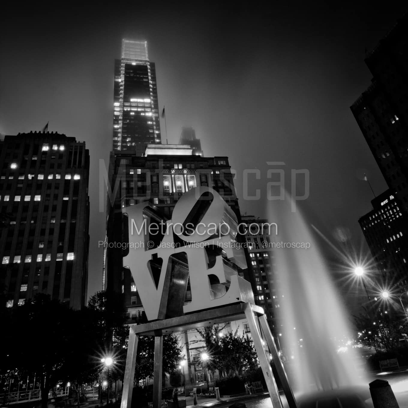 Philadelphia Black & White Landscape Photography