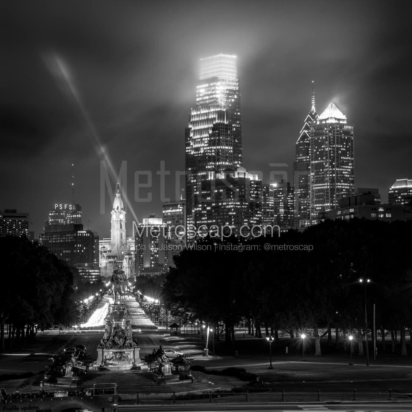 Philadelphia Black & White Landscape Photography