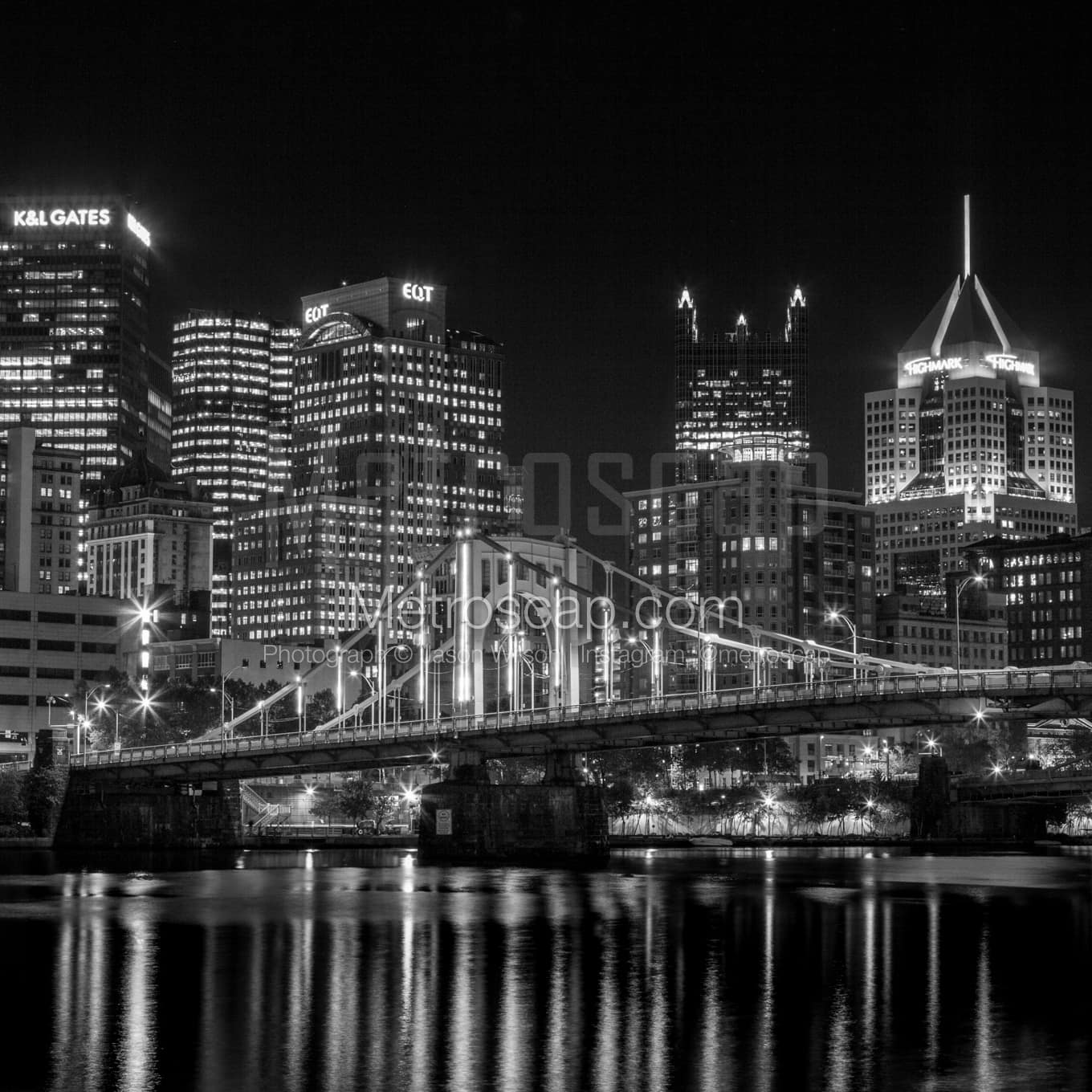 Pittsburgh Black & White Landscape Photography