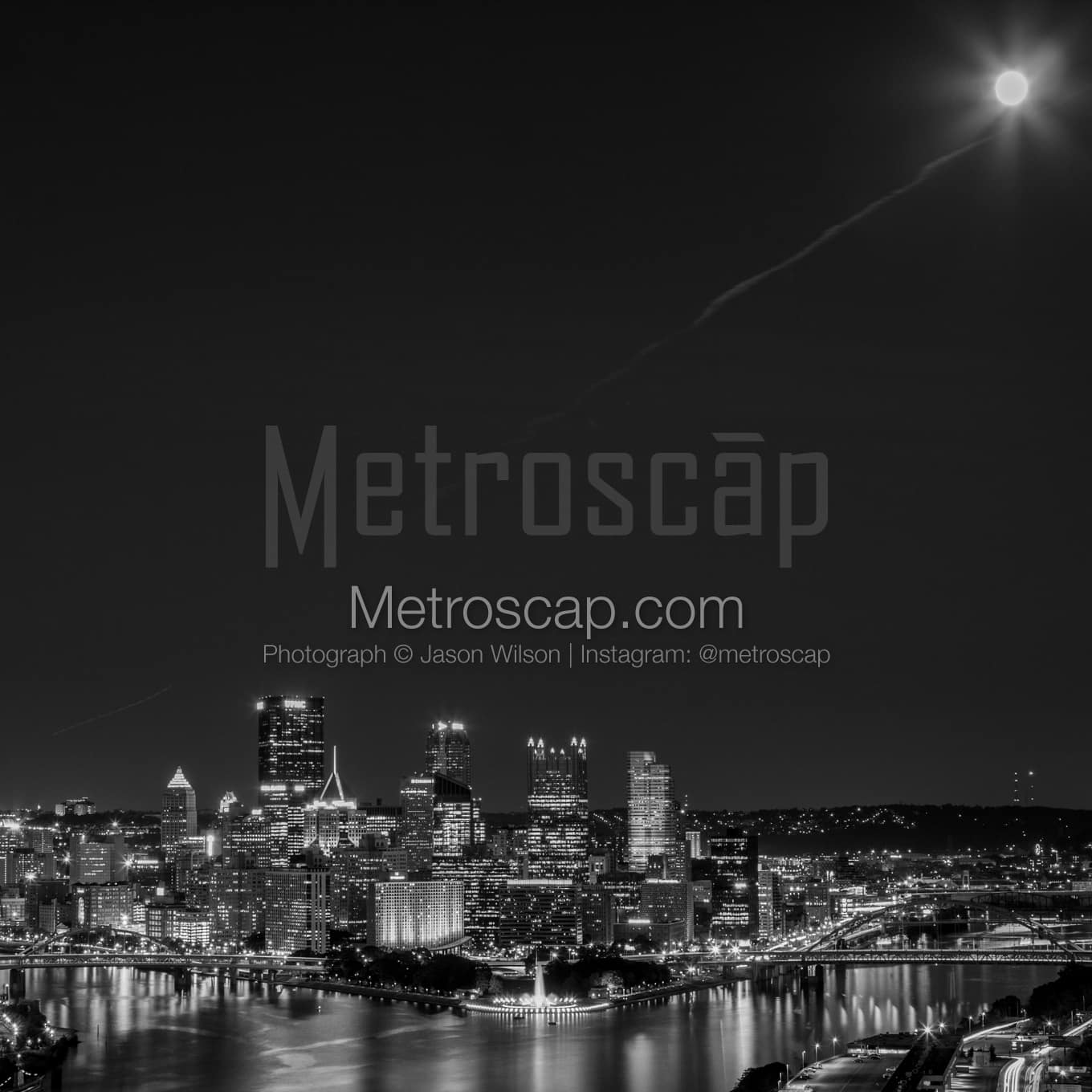 Pittsburgh Black & White Landscape Photography