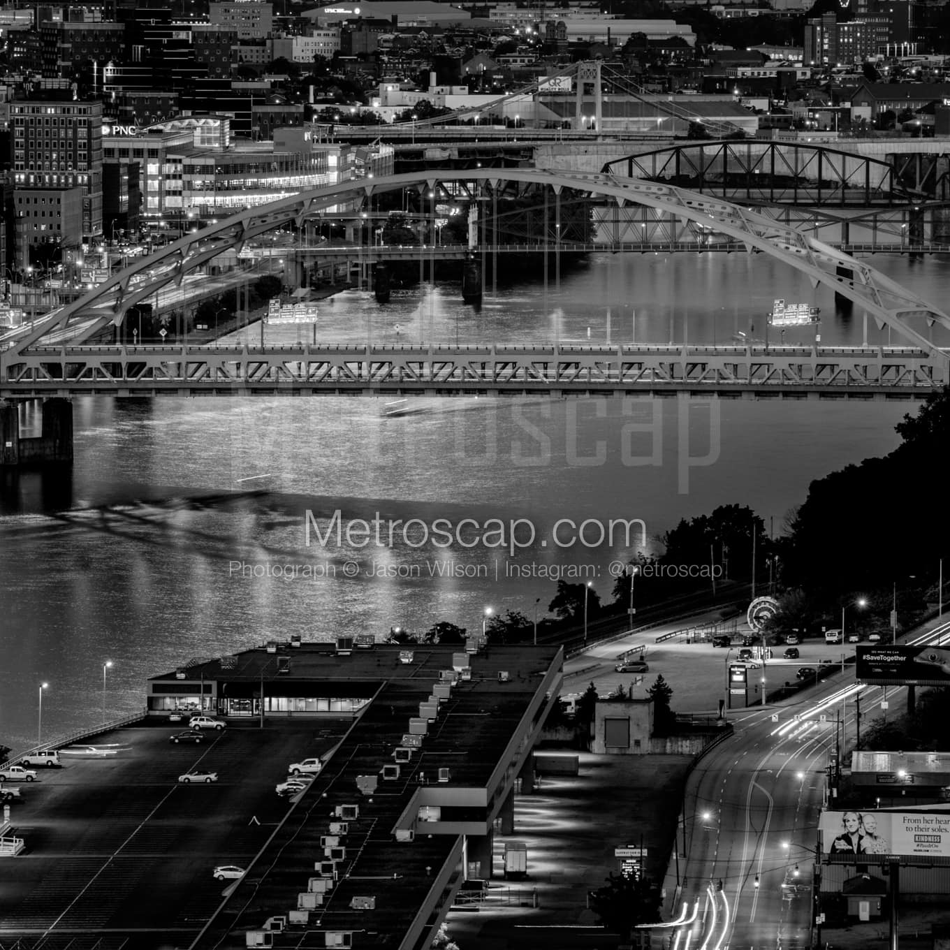 Pittsburgh Black & White Landscape Photography