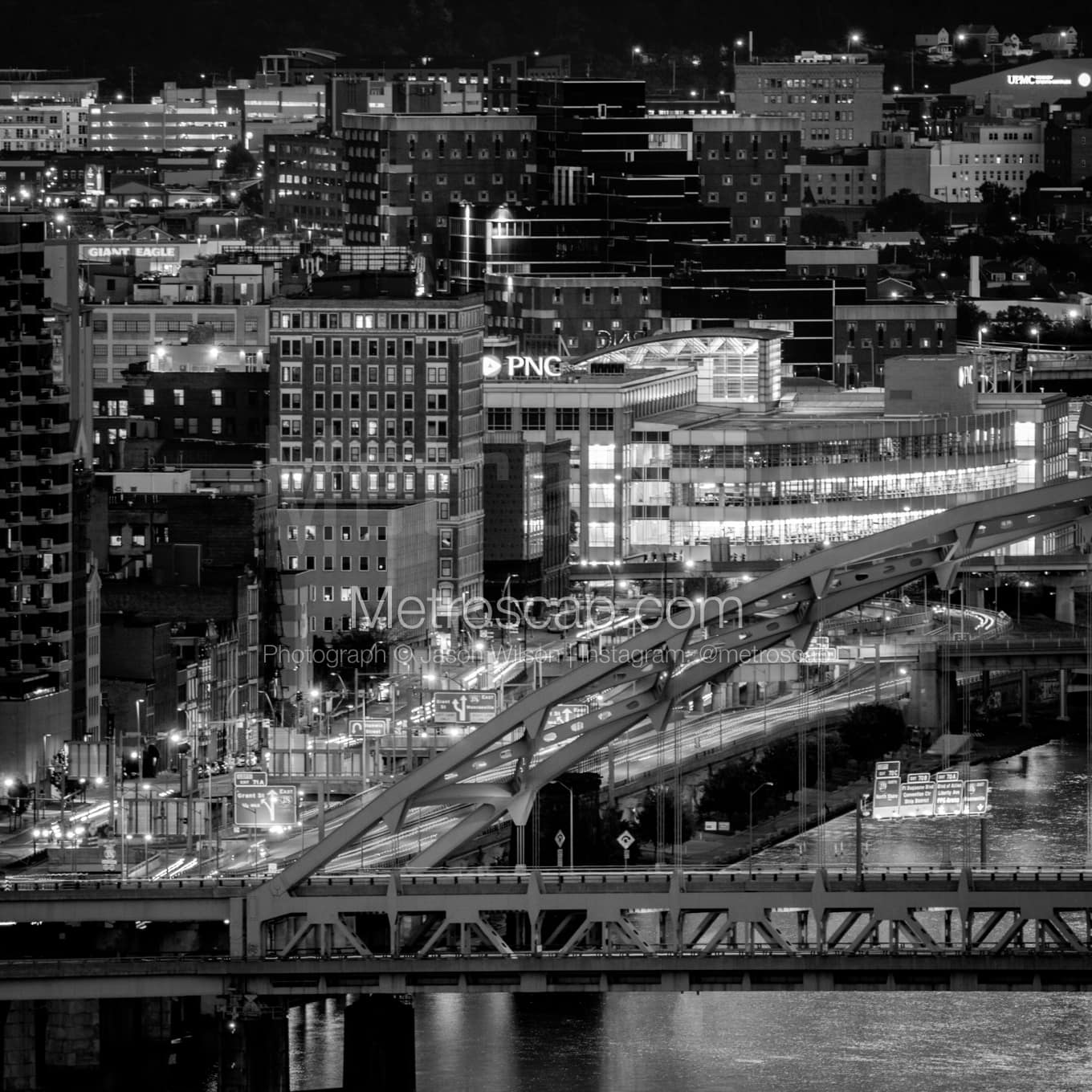 Pittsburgh Black & White Landscape Photography