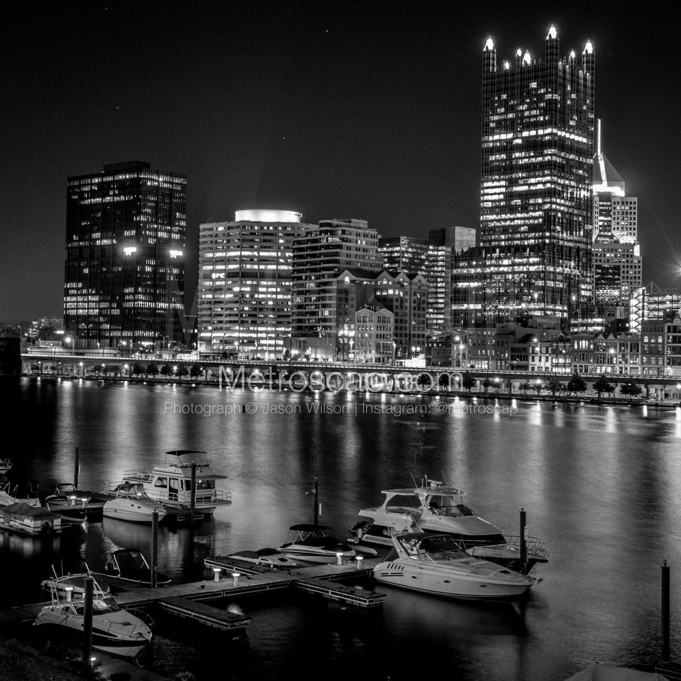 Pittsburgh Black & White Landscape Photography