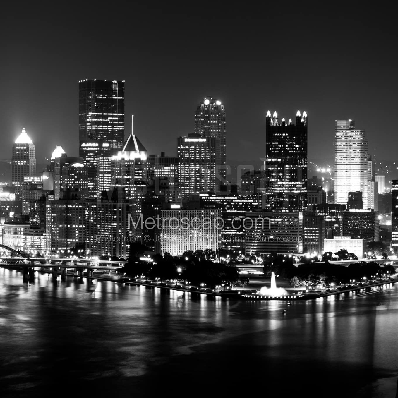 Pittsburgh Black & White Landscape Photography