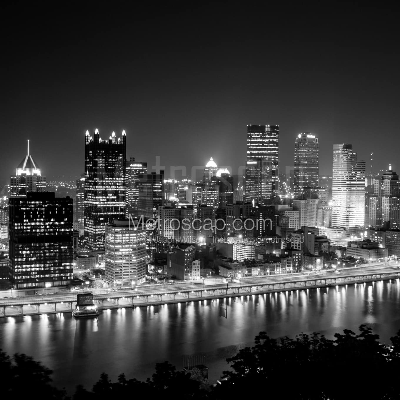 Pittsburgh Black & White Landscape Photography