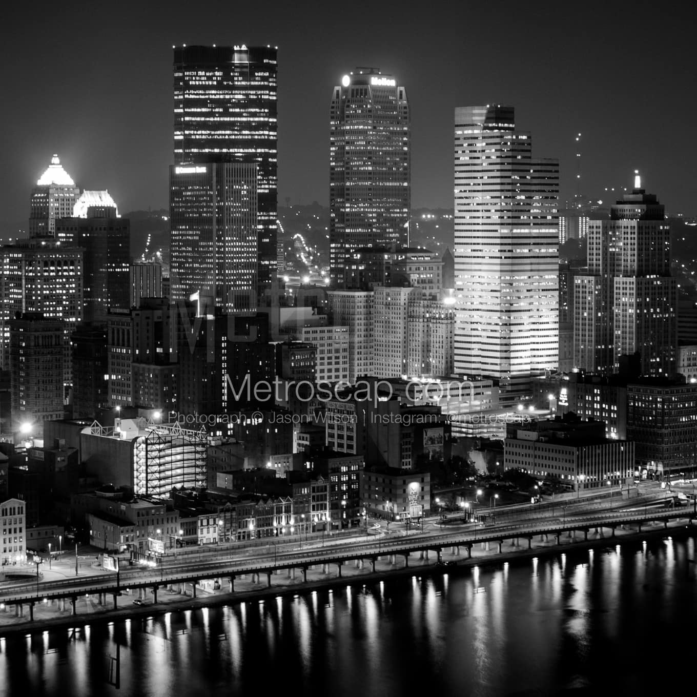 Pittsburgh Black & White Landscape Photography