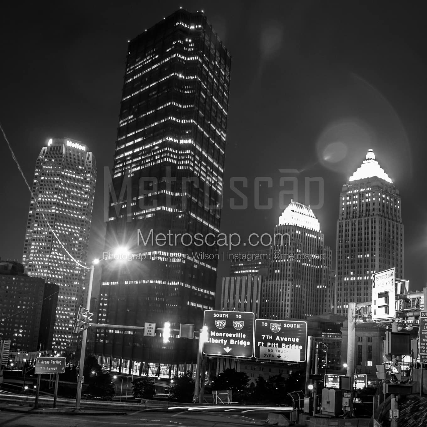 Pittsburgh Black & White Landscape Photography