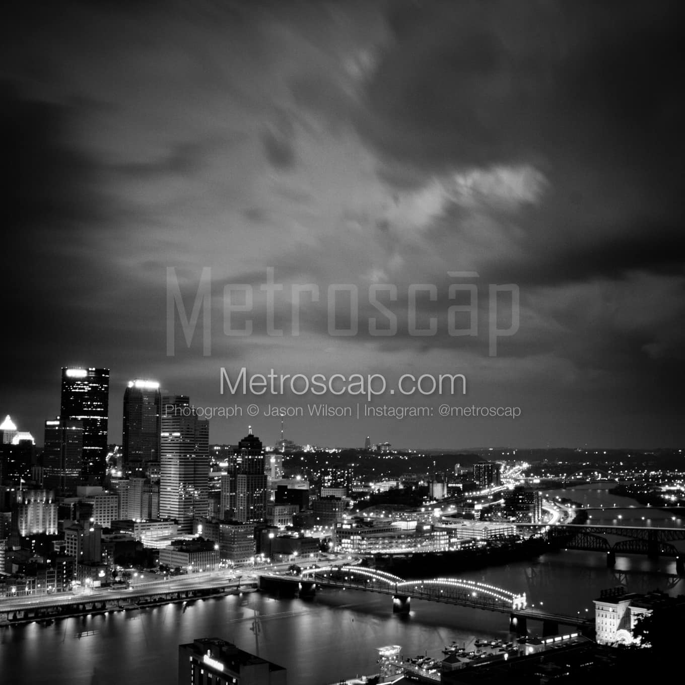 Pittsburgh Black & White Landscape Photography