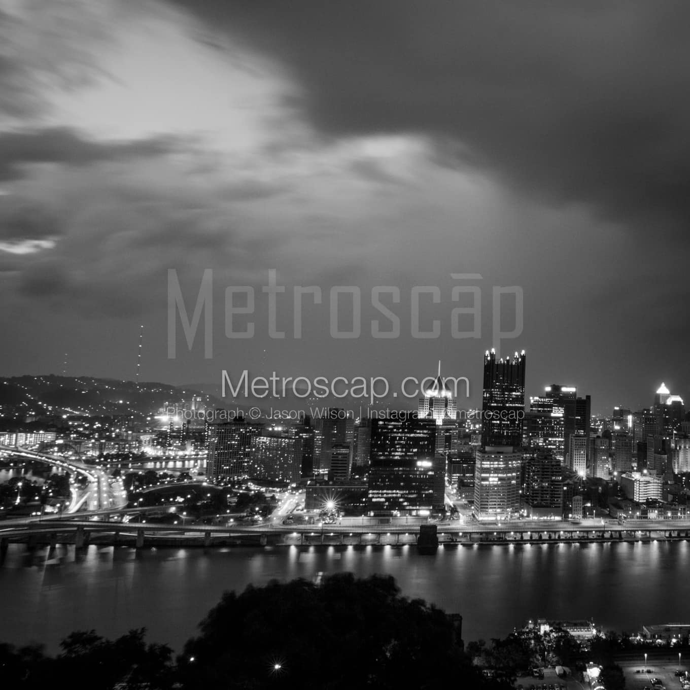 Pittsburgh Black & White Landscape Photography