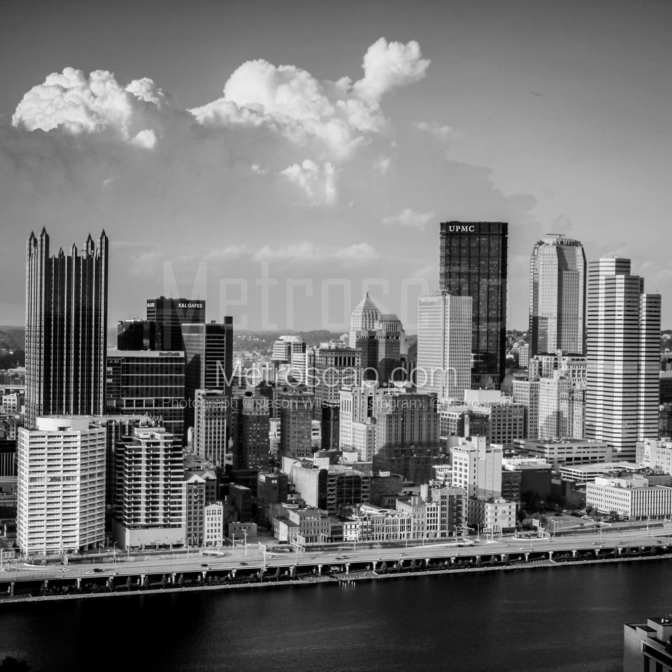 Pittsburgh Black & White Landscape Photography