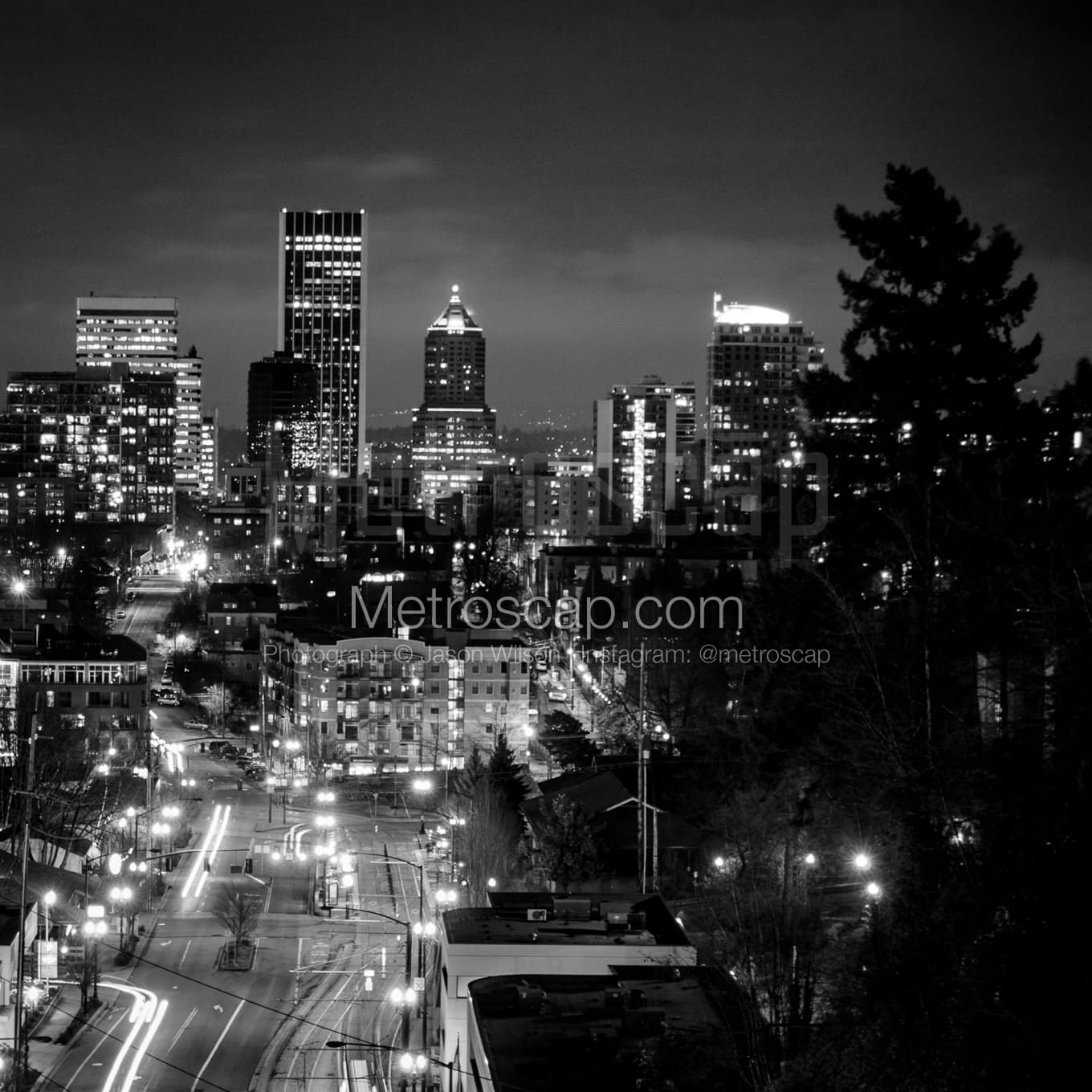 Portland Black & White Landscape Photography