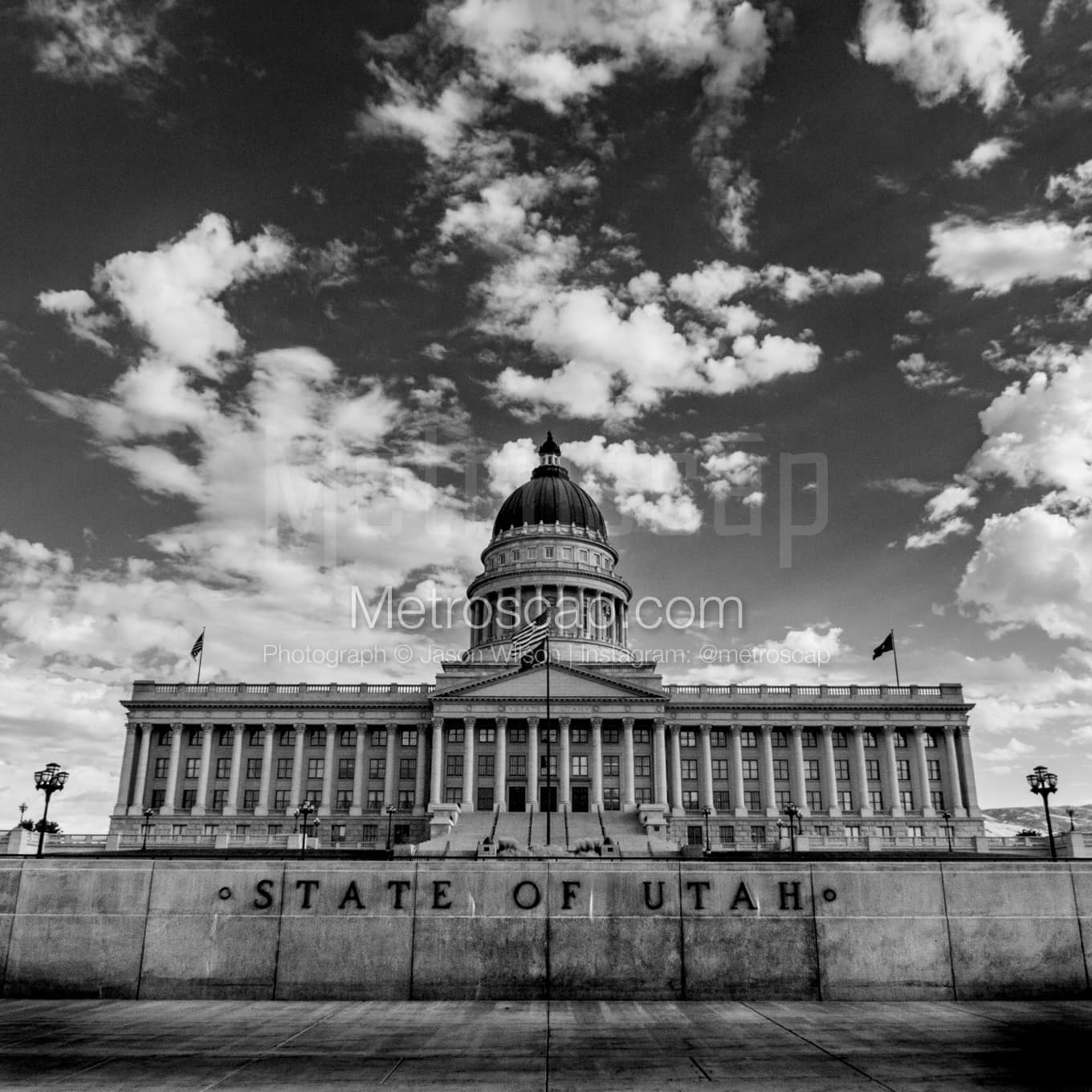 Salt Lake City Black & White Landscape Photography