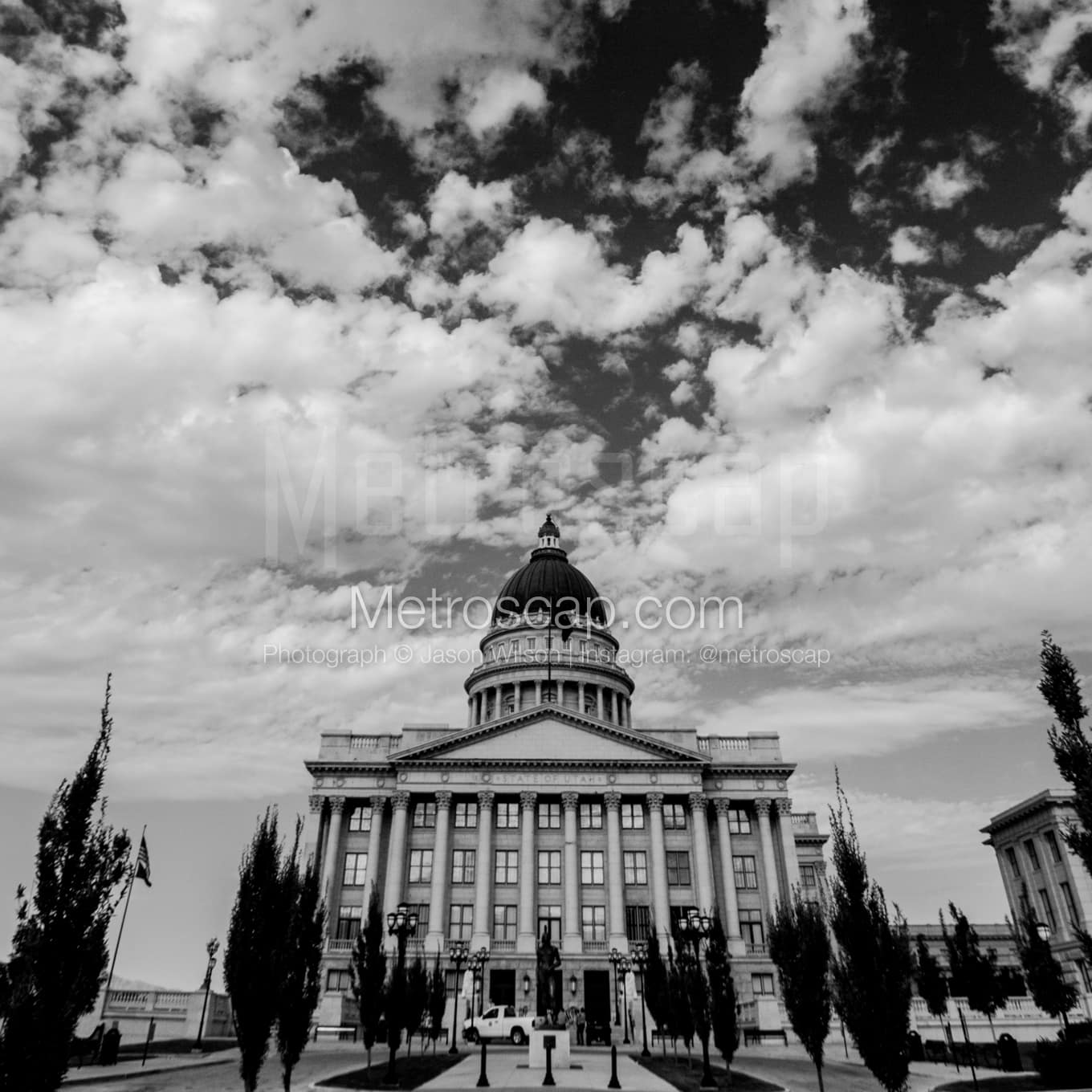 Salt Lake City Black & White Landscape Photography