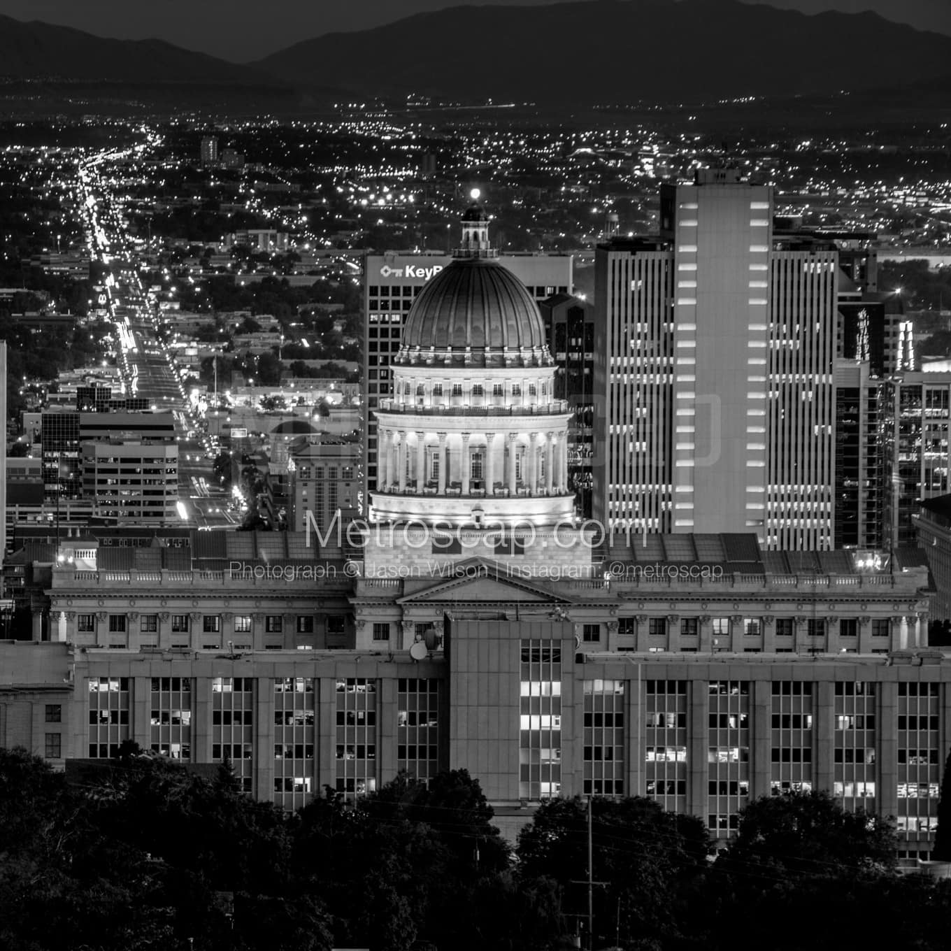 Salt Lake City Black & White Landscape Photography