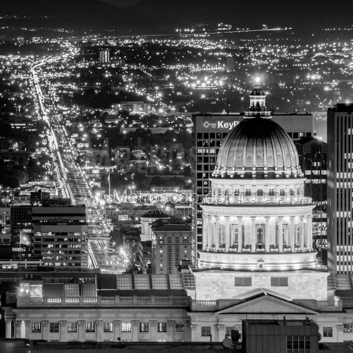 Salt Lake City Black & White Landscape Photography