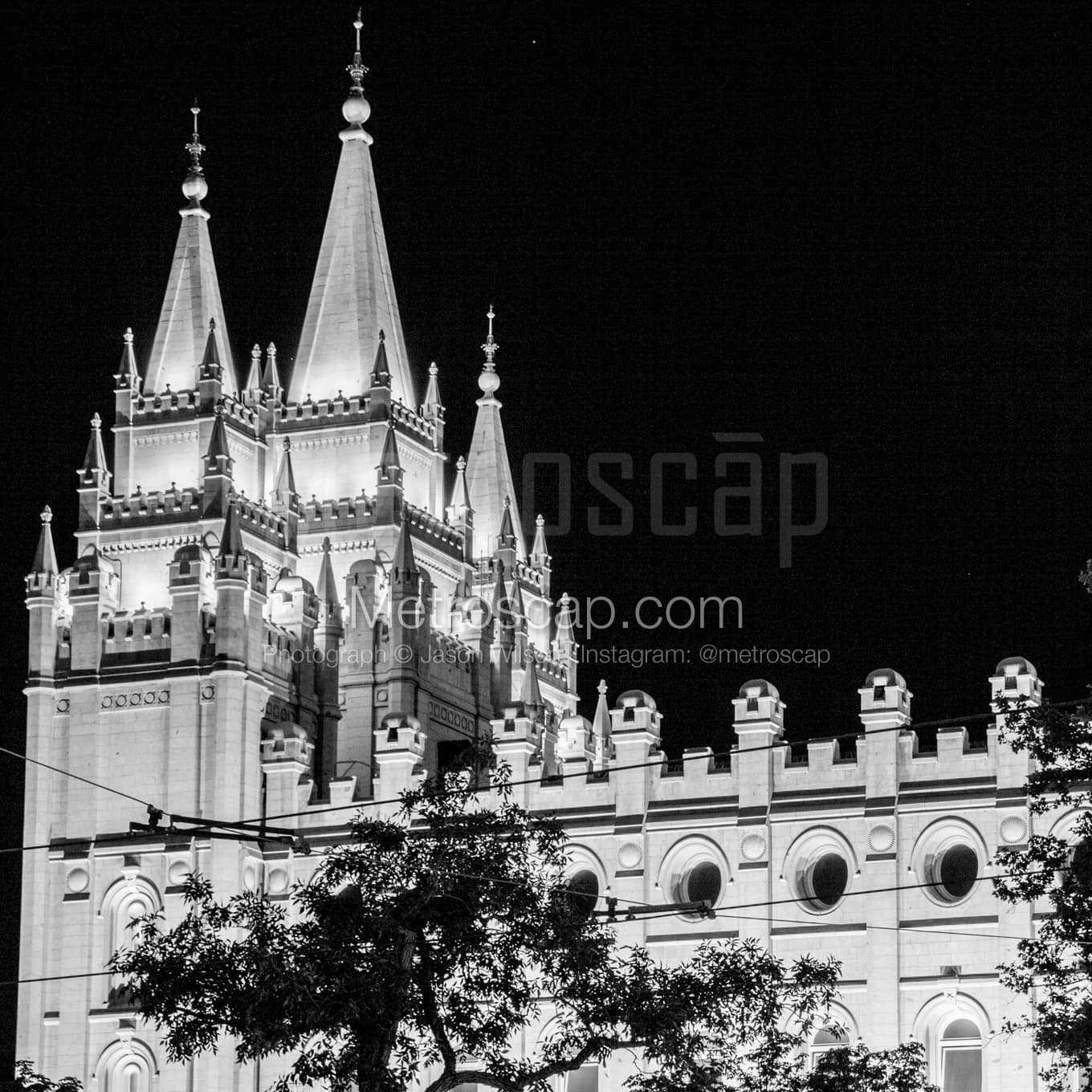 Salt Lake City Black & White Landscape Photography