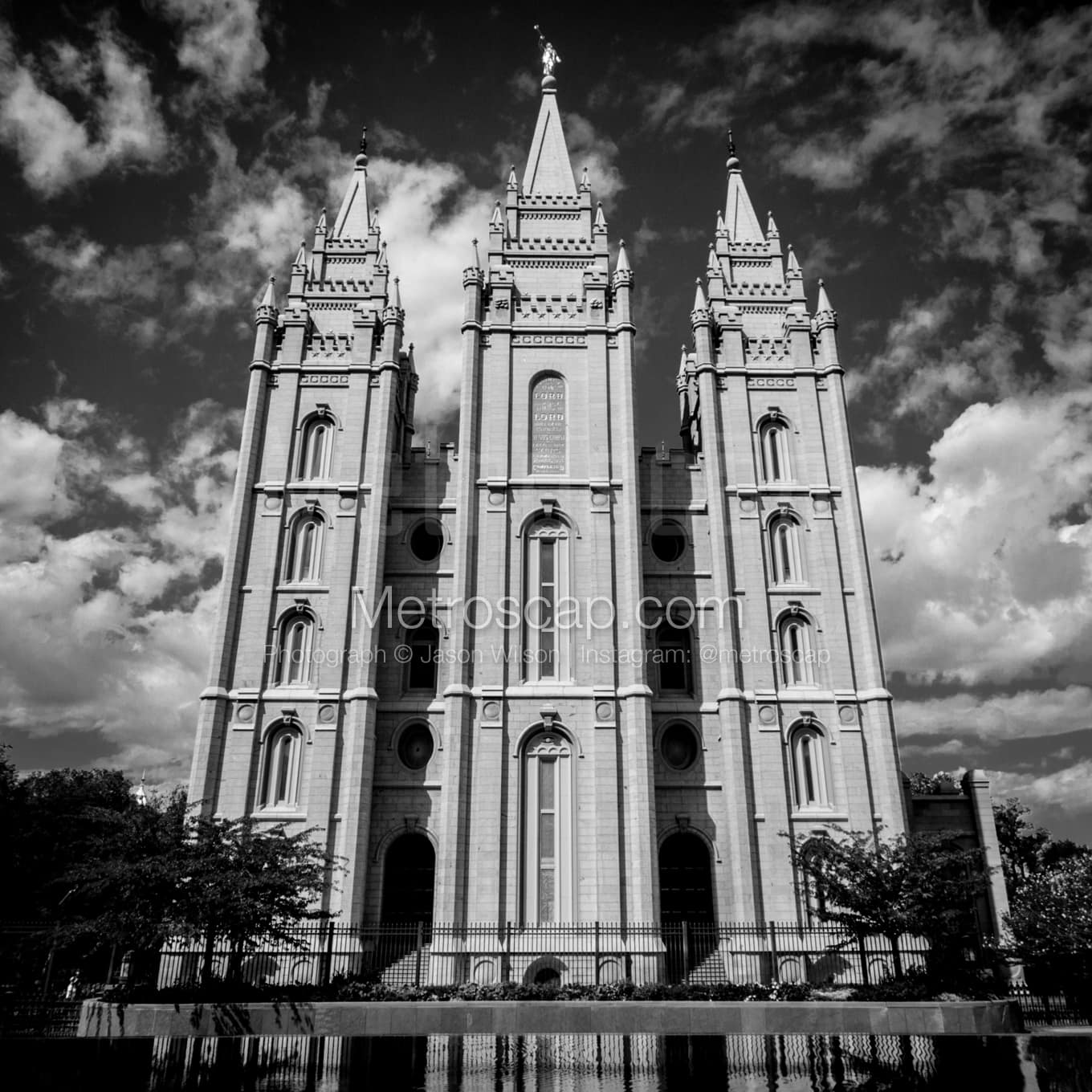 Salt Lake City Black & White Landscape Photography