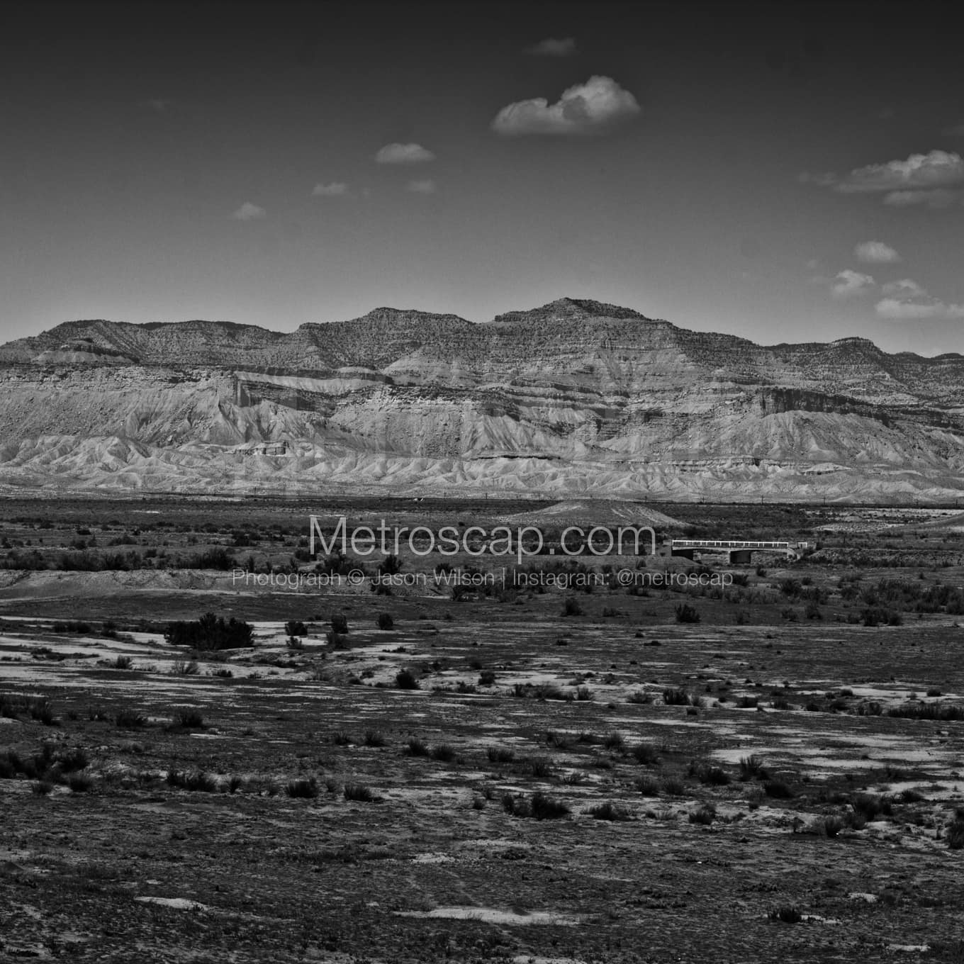 Salt Lake City Black & White Landscape Photography