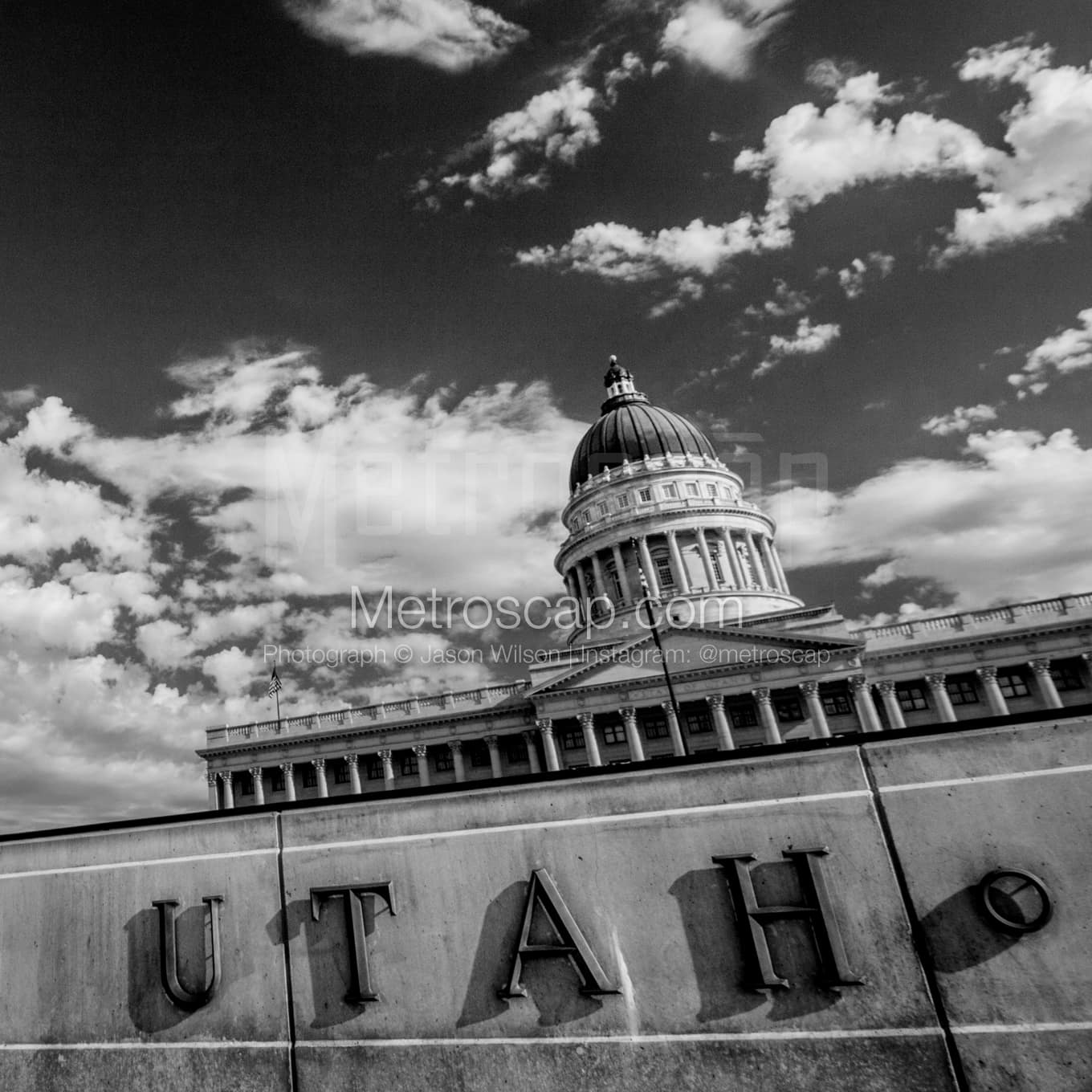 Salt Lake City Black & White Landscape Photography