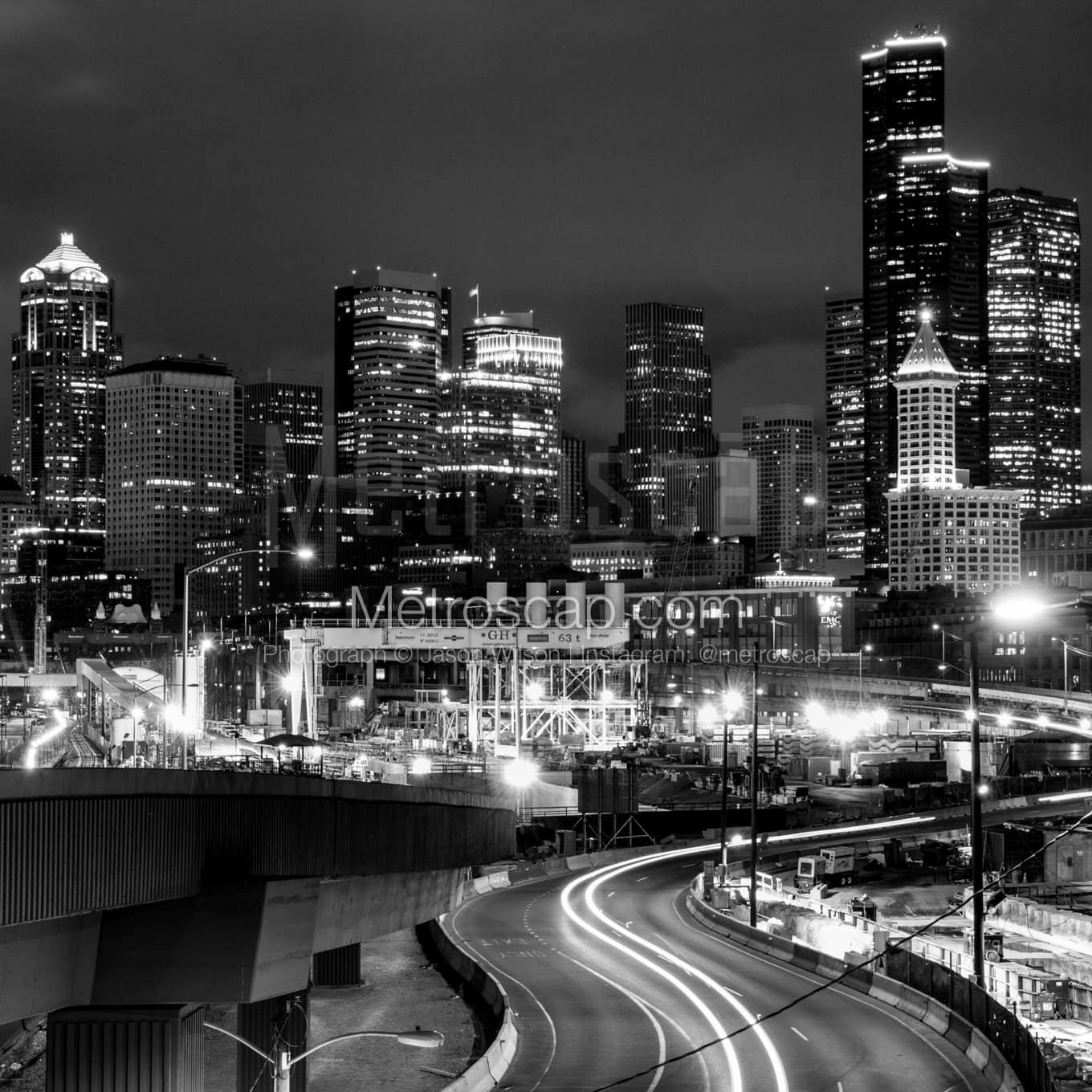 Seattle Black & White Landscape Photography