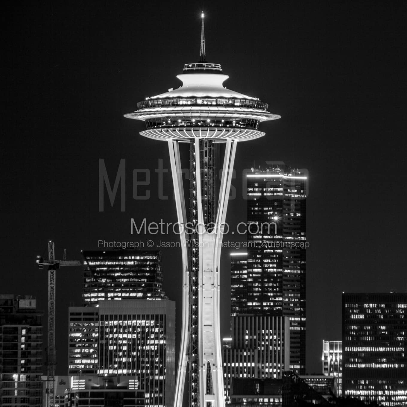 Seattle Black & White Landscape Photography