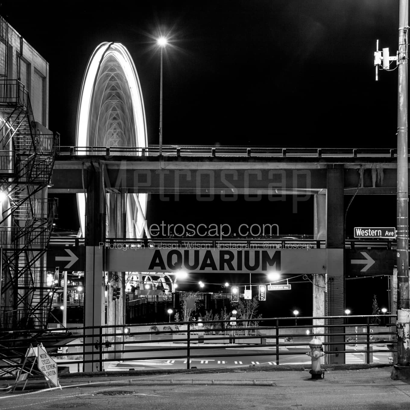 Seattle Black & White Landscape Photography