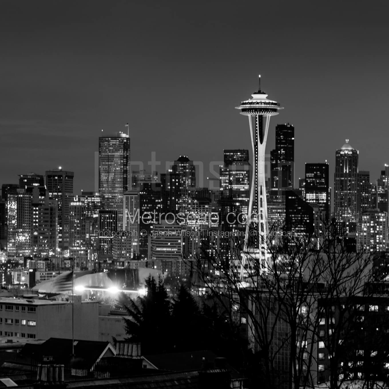 Seattle Black & White Landscape Photography