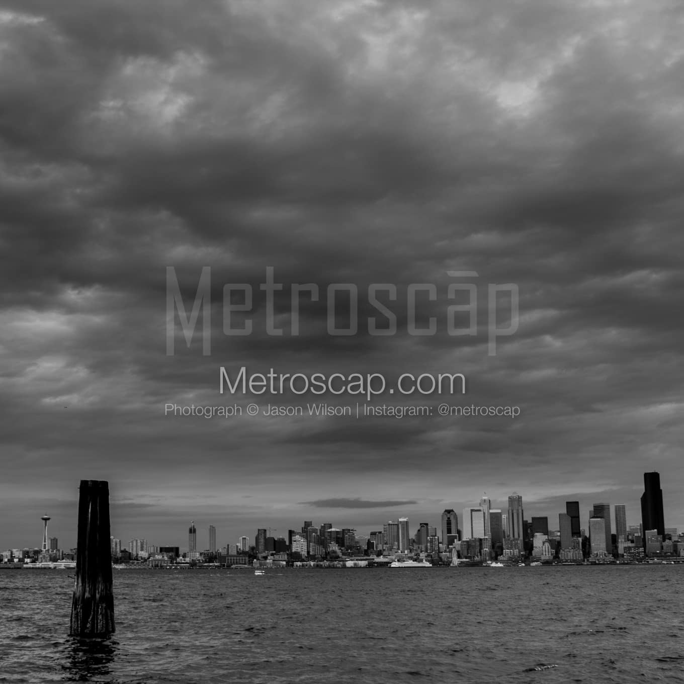 Seattle Black & White Landscape Photography