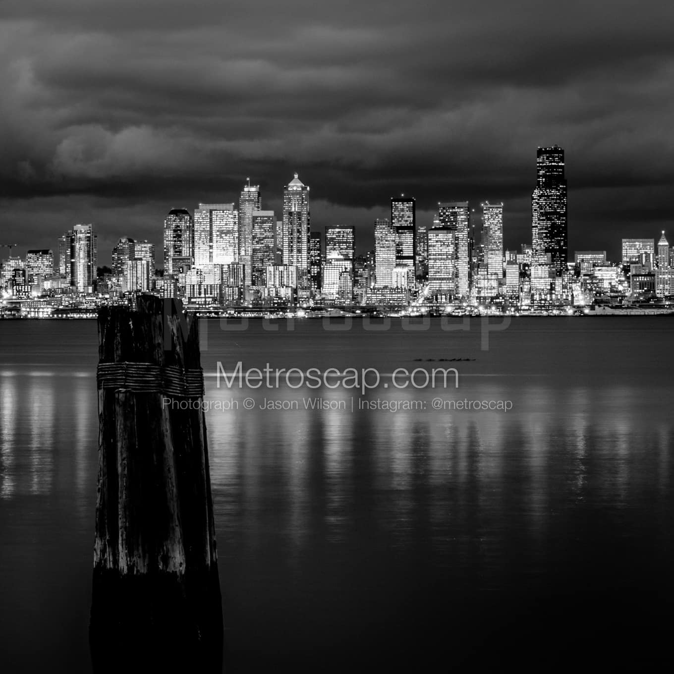 Seattle Black & White Landscape Photography