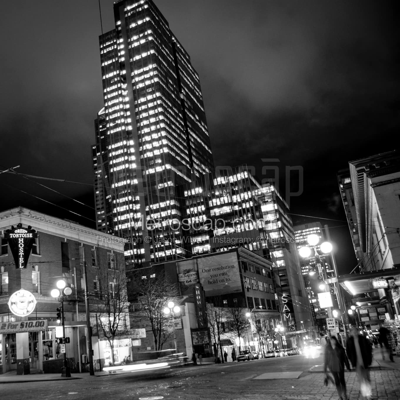 Seattle Black & White Landscape Photography