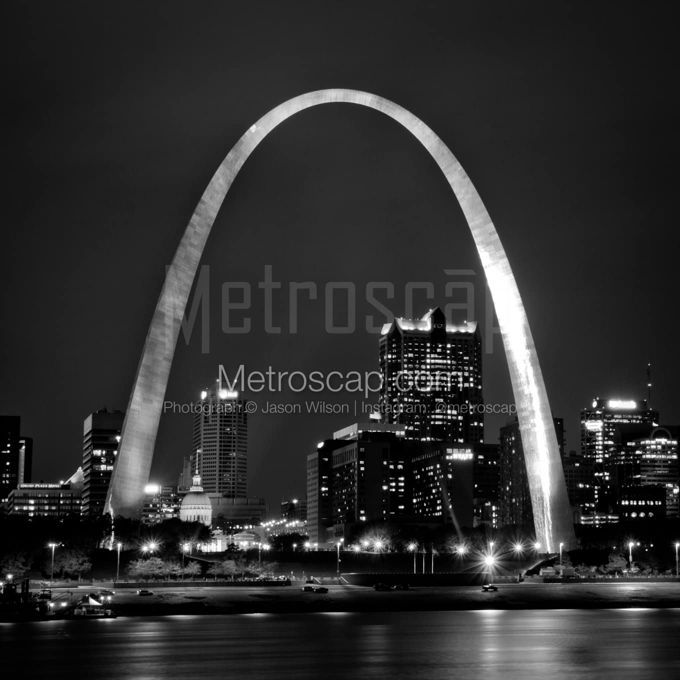 St Louis Black & White Landscape Photography