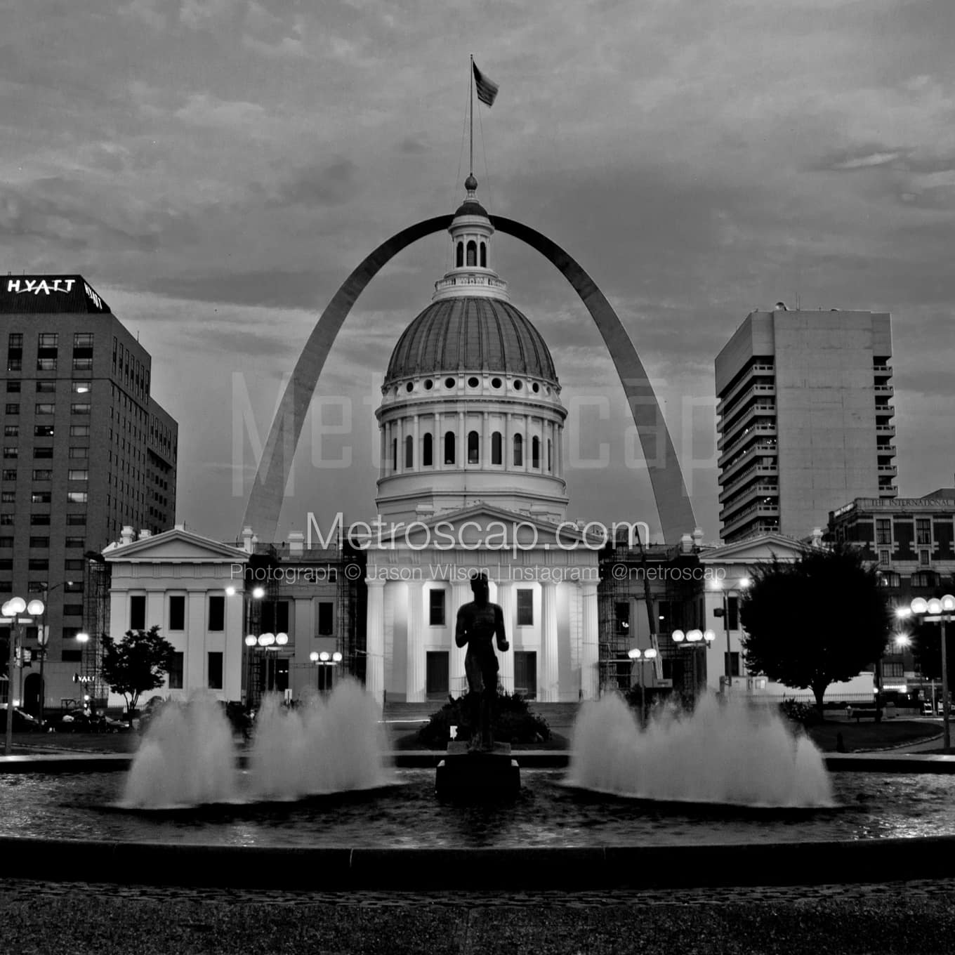 St Louis Black & White Landscape Photography