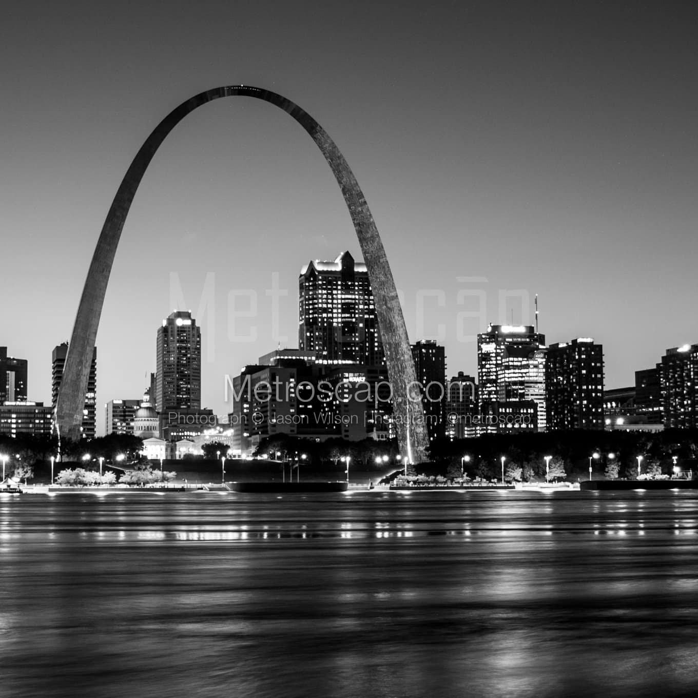 St Louis Black & White Landscape Photography