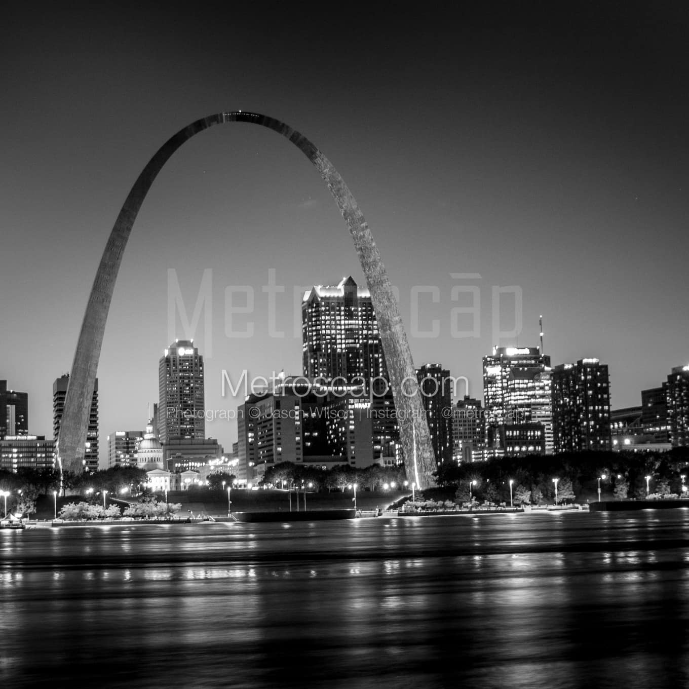 St Louis Black & White Landscape Photography