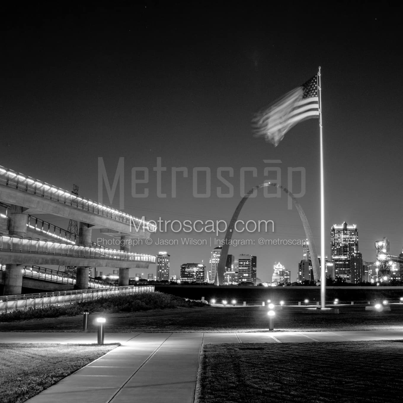 St Louis Black & White Landscape Photography