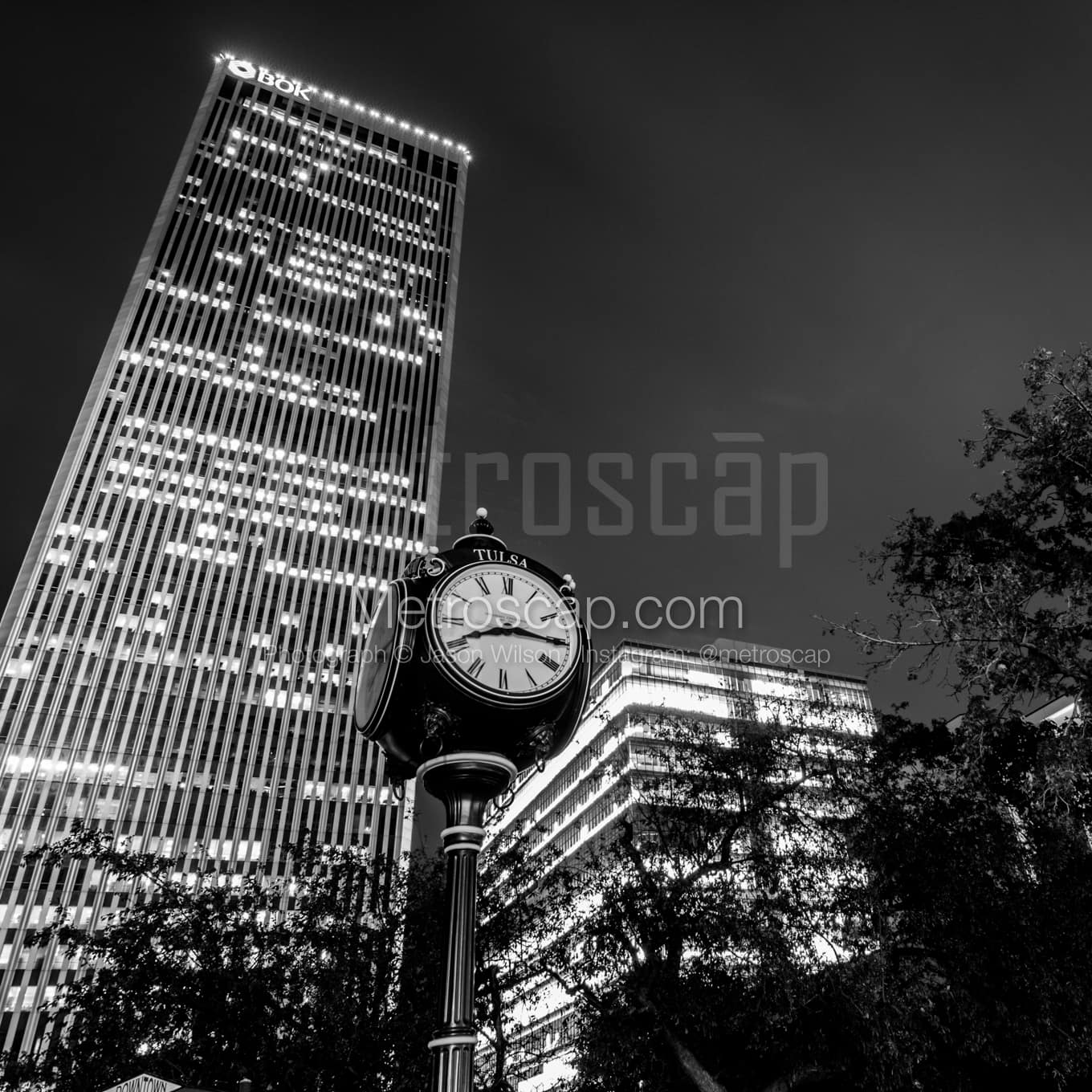 Tulsa Black & White Landscape Photography