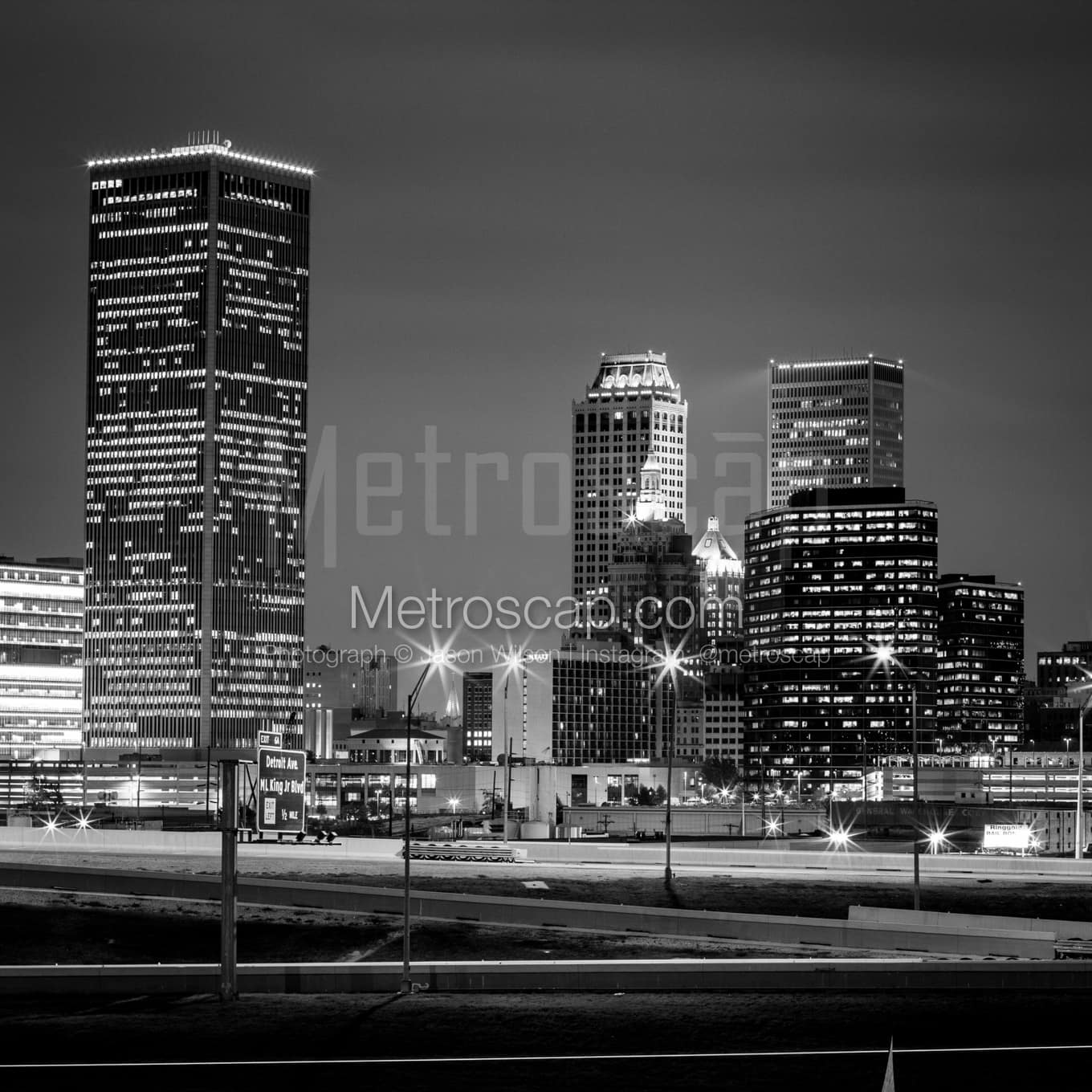 Tulsa Black & White Landscape Photography