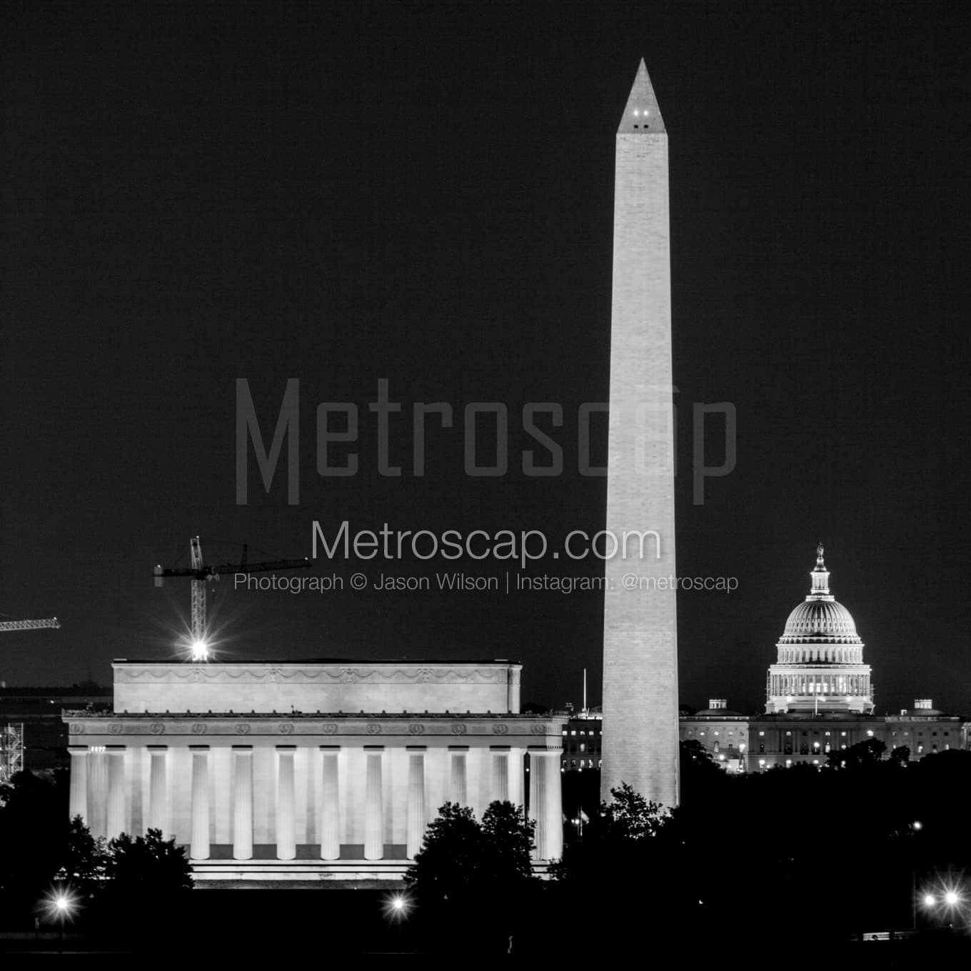 Washington DC Black & White Landscape Photography