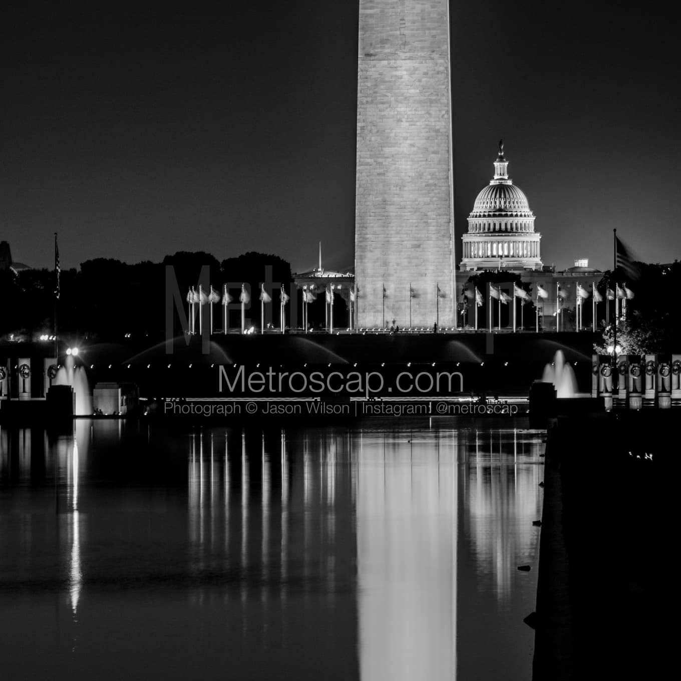 Washington DC Black & White Landscape Photography