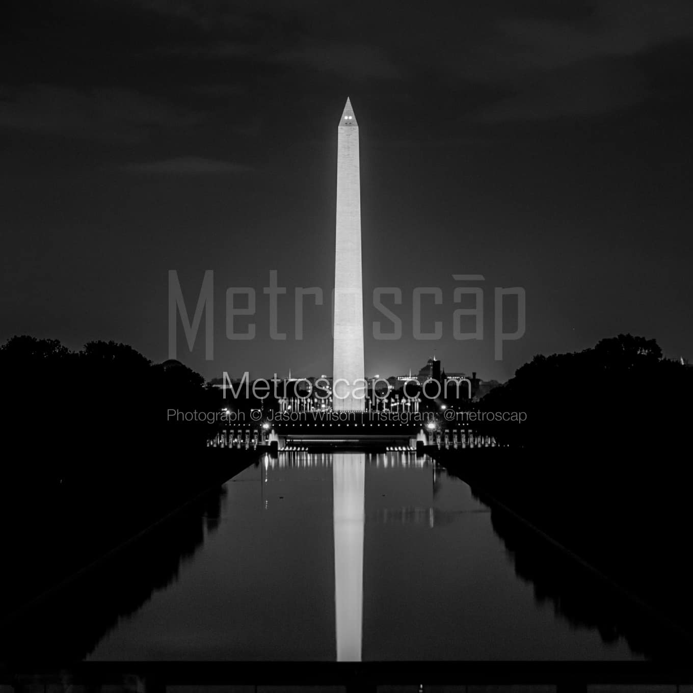 Washington DC Black & White Landscape Photography