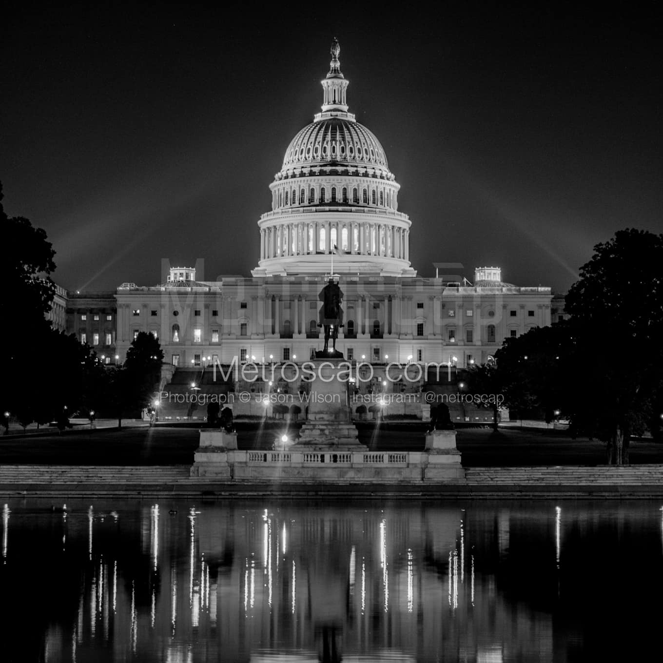 Washington DC Black & White Landscape Photography