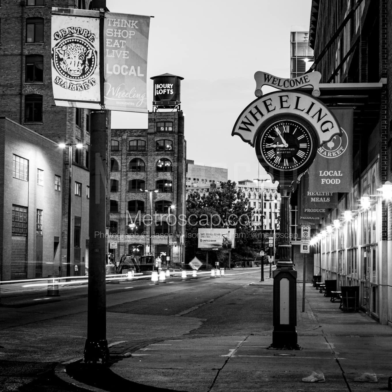 Wheeling WV Black & White Landscape Photography